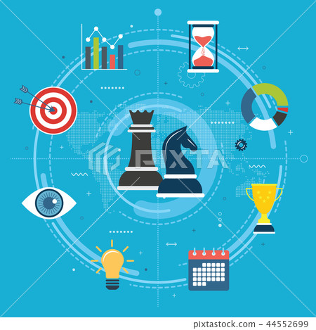 Business Strategy And Corporate Success. - Stock Illustration [44552699 ...