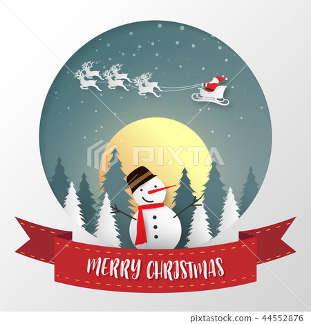 Merry Christmas and Happy New Year background.  44552876