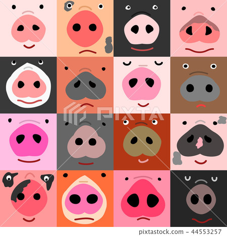 Pig face set 44553257