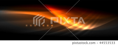 Liquid neon flowing waves, glowing light lines background Liquid neon flowing waves, glowing light lines background 44553533