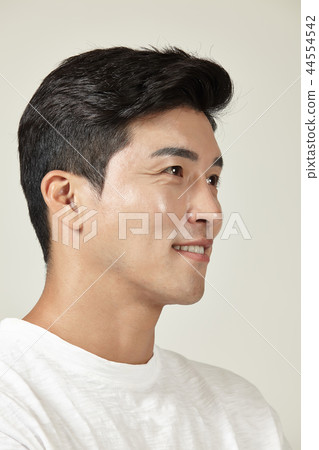 韓國男子，休閒，男子，微笑，大學生 44554542