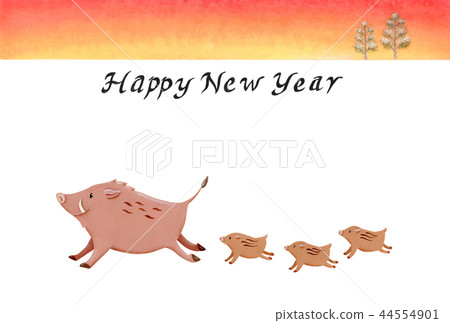 New Year's card 44554901