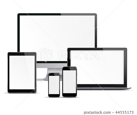 Set of electronic devices. Set of electronic devices. 44555173