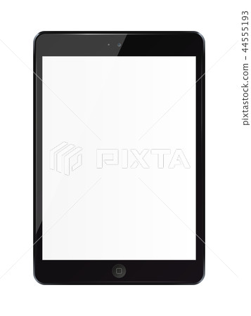 Tablet pc computer with blank screen isolated Tablet pc computer with blank screen isolated 44555193