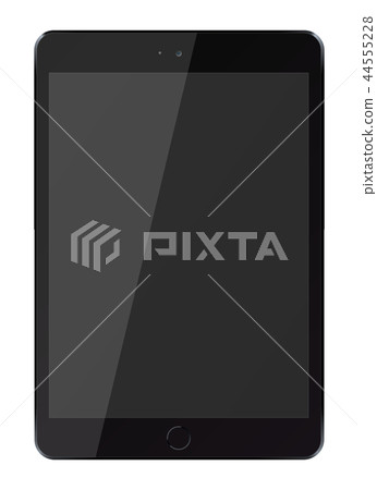 Tablet pc computer with black screen isolated Tablet pc computer with black screen isolated 44555228
