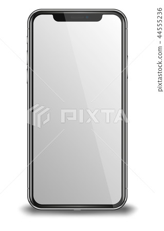 Smart phone with blank screen isolated Smart phone with blank screen isolated 44555236