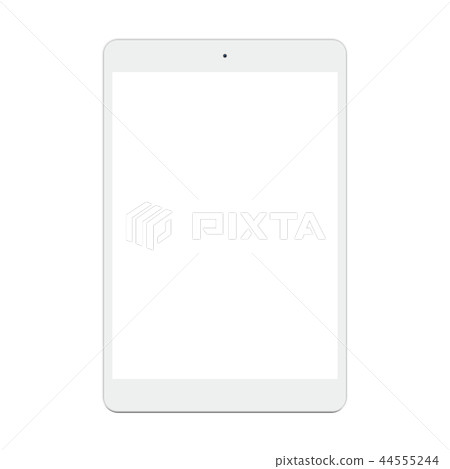 Tablet pc computer with blank screen isolated  44555244