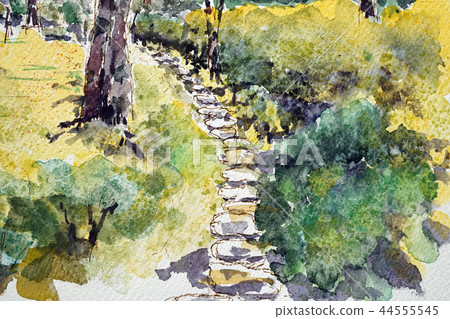 胡同花園路樓梯進場花園 44555545