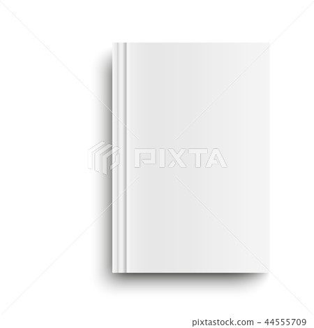 Empty magazine, album or book template. 44555709