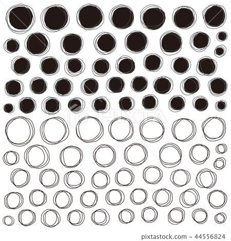 Distorted dot illustration, 44556824