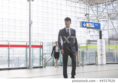 商人，女商人，韓國人 44557626