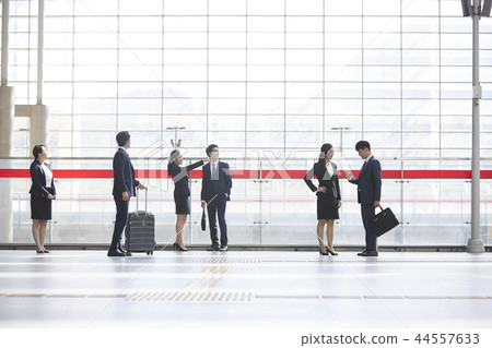 Businessman, Business Woman, Korean 44557633