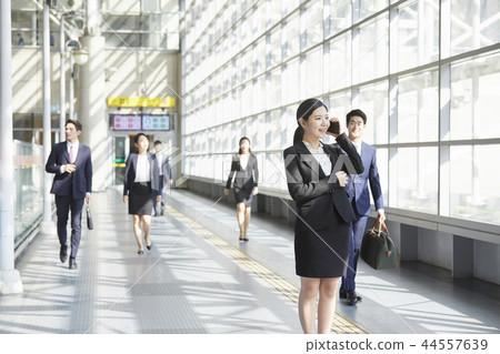 Businessman, Business Woman, Korean 44557639