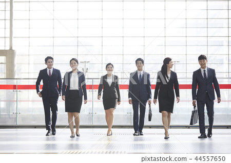 Businessman, Business Woman, Korean 44557650