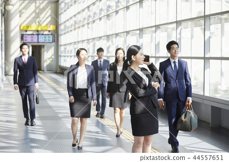 Businessman, Business Woman, Korean 44557651