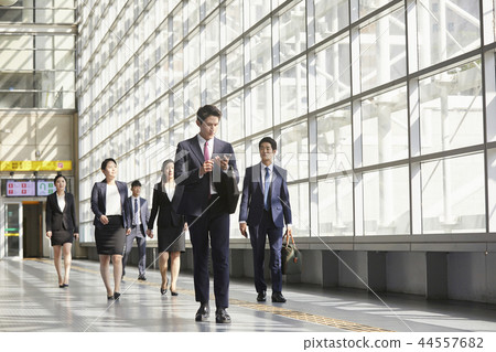 Businessman, Business Woman, Korean Businessman, Business Woman, Korean 44557682