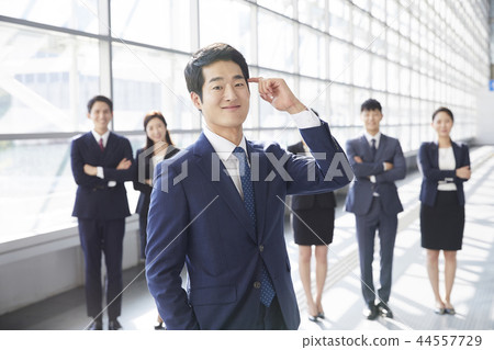 Businessman, Business Woman, Korean Businessman, Business Woman, Korean 44557729