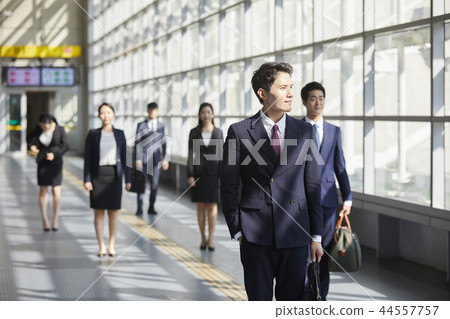 商人,女商人,韓國人 商人,女商人,韓國人 44557757