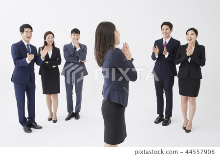 商人，女商人，韓國人 44557908