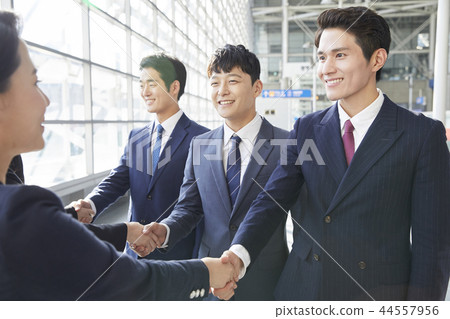 商人,女商人,韓國人 商人,女商人,韓國人 44557956