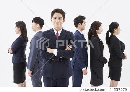 Businessman, Business Woman, Korean Businessman, Business Woman, Korean 44557979