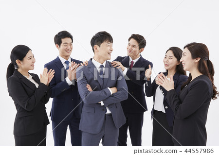 商人，女商人，韓國人 44557986