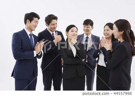 商人，女商人，韓國人 44557998