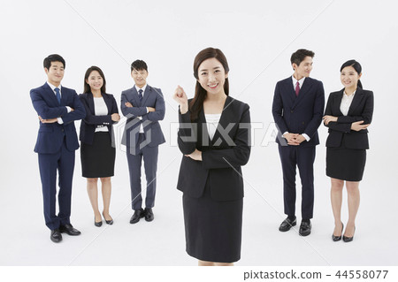 商人,女商人,韓國人 商人,女商人,韓國人 44558077