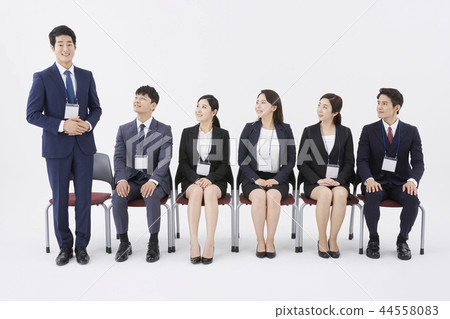 商人，女商人，韓國人 44558083