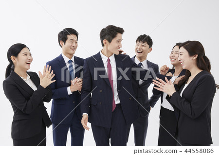 商人，女商人，韓國人 44558086