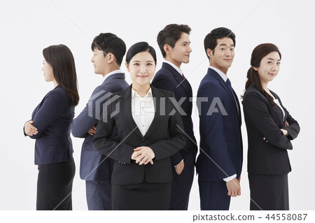 Businessman, Business Woman, Korean 44558087