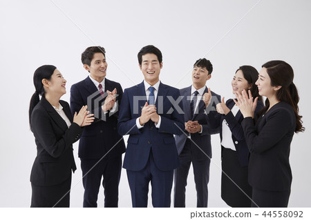 商人，女商人，韓國人 44558092