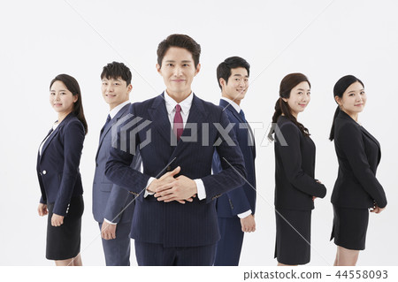 Businessman, Business Woman, Korean 44558093