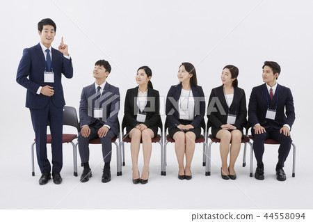 Businessman, Business Woman, Korean Businessman, Business Woman, Korean 44558094