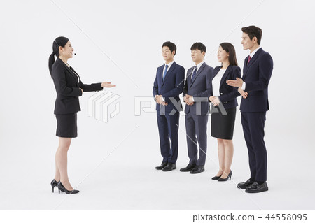 Businessman, Business Woman, Korean 44558095
