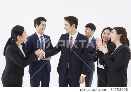 商人，女商人，韓國人 44558098