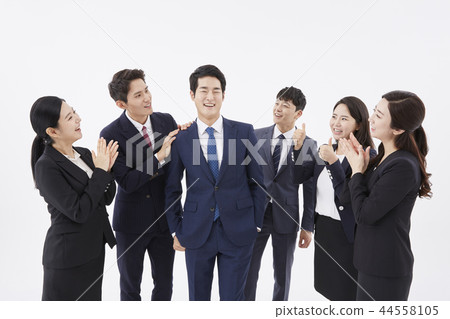 商人，女商人，韓國人 44558105