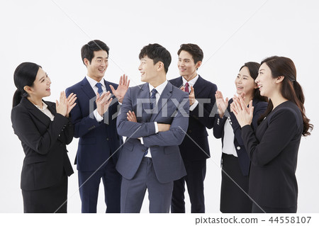 商人，女商人，韓國人 44558107