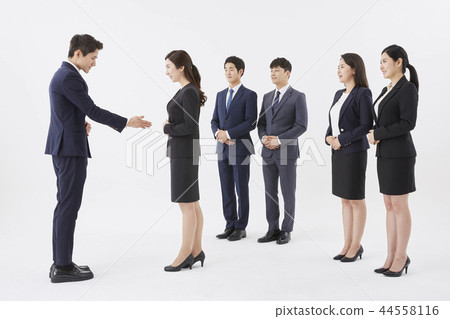 Businessman, Business Woman, Korean 44558116