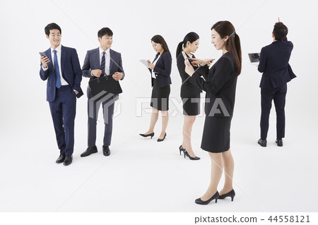 Businessman, Business Woman, Korean Businessman, Business Woman, Korean 44558121
