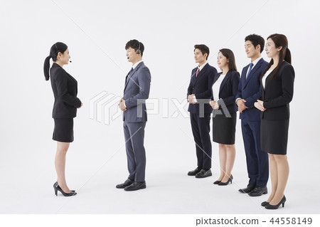 商人,女商人,韓國人 商人,女商人,韓國人 44558149