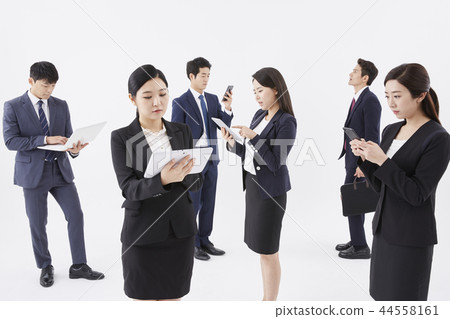 商人,女商人,韓國人 商人,女商人,韓國人 44558161