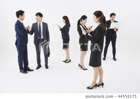Businessman, Business Woman, Korean 44558175