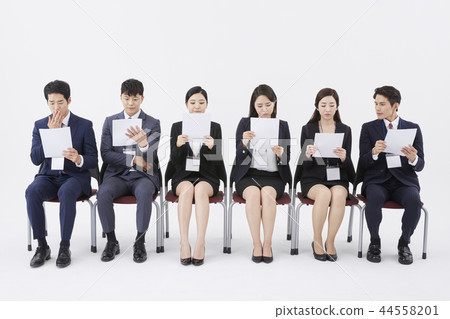 Businessman, Business Woman, Korean 44558201