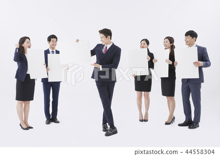 Businessman, Business Woman, Korean 44558304