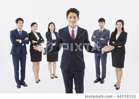 Businessman, Business Woman, Korean 44558310