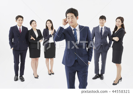 Businessman, Business Woman, Korean Businessman, Business Woman, Korean 44558321