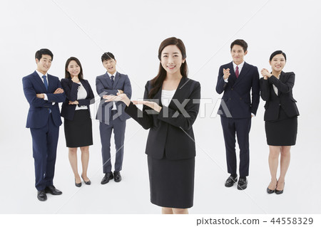 Businessman, Business Woman, Korean 44558329
