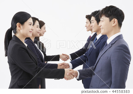 商人,女商人,韓國人 商人,女商人,韓國人 44558383