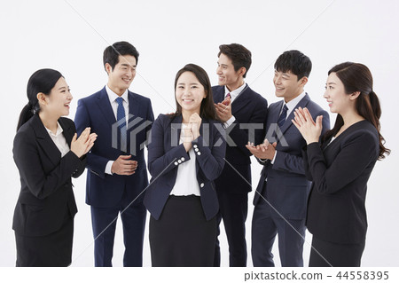 商人,女商人,韓國人 商人,女商人,韓國人 44558395